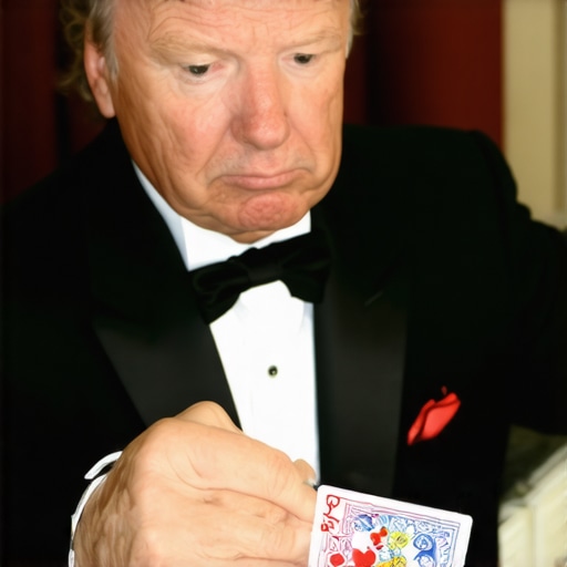 Magician performing close-up magic with attentive audience, highlighting timing and trust building