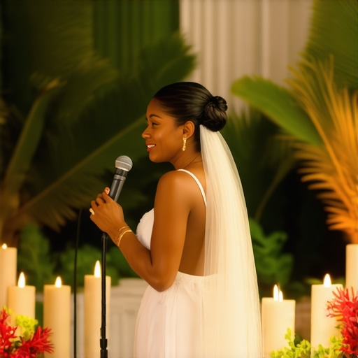 Planner organizing decor and entertainment for a wedding