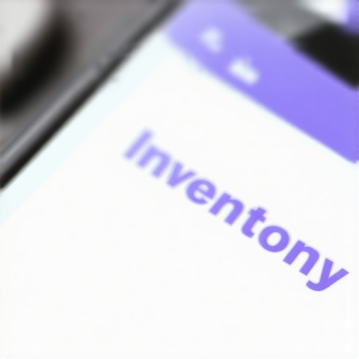 A person scanning rental items with a mobile app to track event equipment.