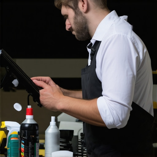 Organizer using digital management software and cleaning kits for event equipment