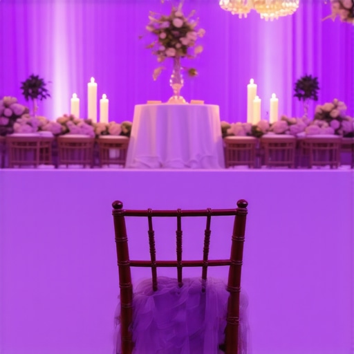 How Your Wedding Chair Rental Choice is Accidentally Killing the View of the Stage