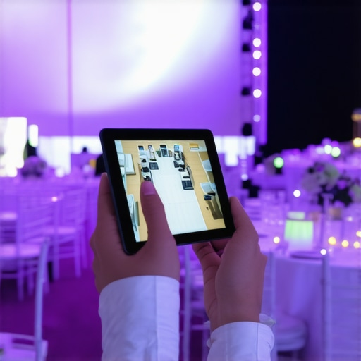 Digital Floor Planning for Events Professional event planner using AR for floor planning