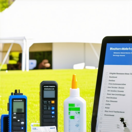 Professional maintenance tools for event rentals and tents