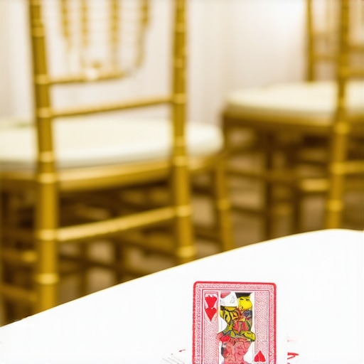 How Your Chiavari Chair Rental Setup Can Make or Break a Card Trick