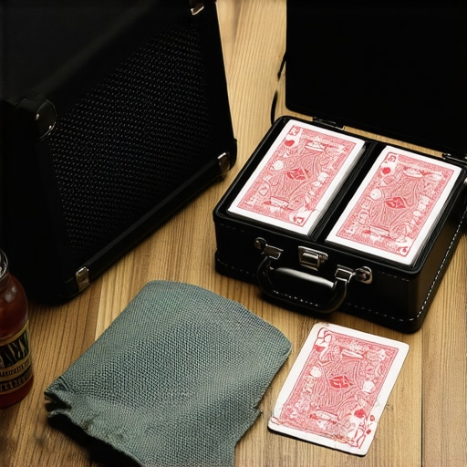 Professional Performance Gear Maintenance Kit Magician maintenance tools including sound speaker and prop cleaning supplies.