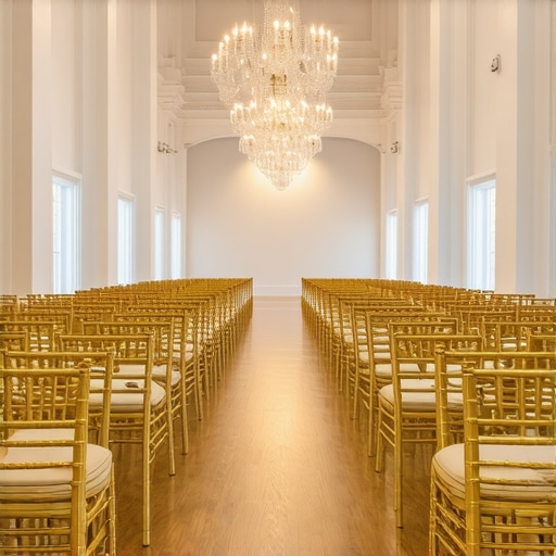 The Chiavari Chair Rental Hack for Better Audience Flow