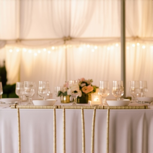 The Wedding Tent Rental Hack for Perfect Illusion Lighting