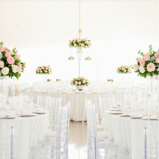 Wedding Tent Rentals: How to Arrange Seating for Maximum Illusion Impact
